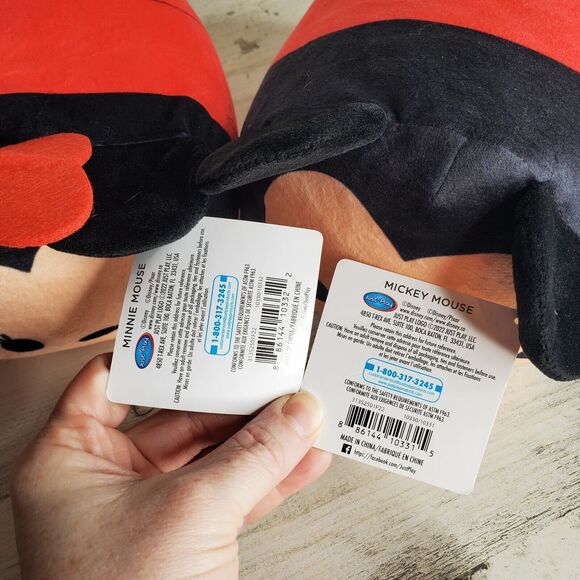 Disney TSUM TSUM 7" Mickey and Minnie Mouse Set of 2 Plush NEW! - Picture 6 of 7